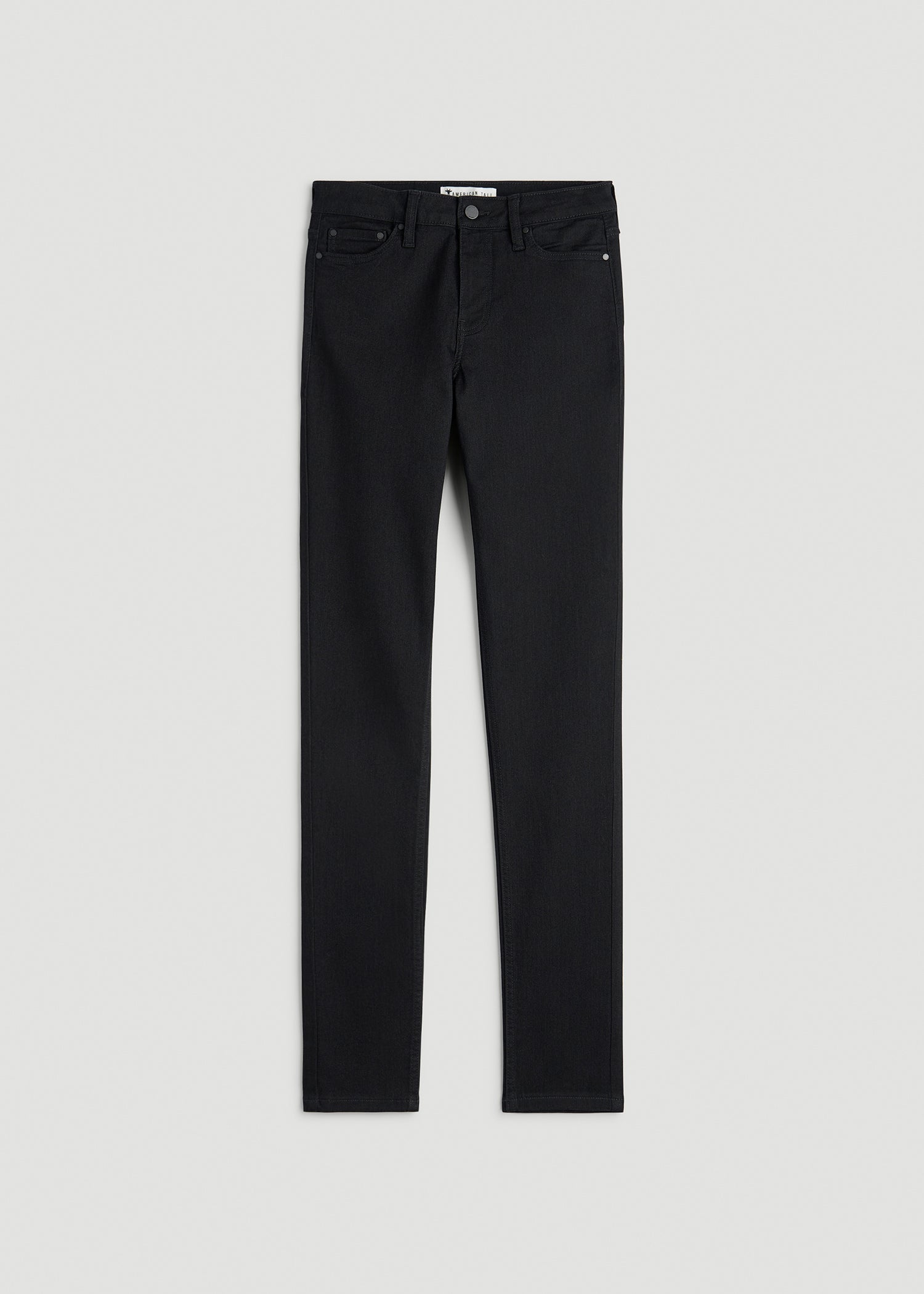 Sarah Mid-Rise Skinny Jeans for Tall Women in Optimum Black
