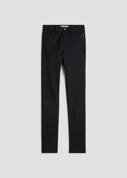 Sarah Mid-Rise Skinny Jeans for Tall Women in Optimum Black