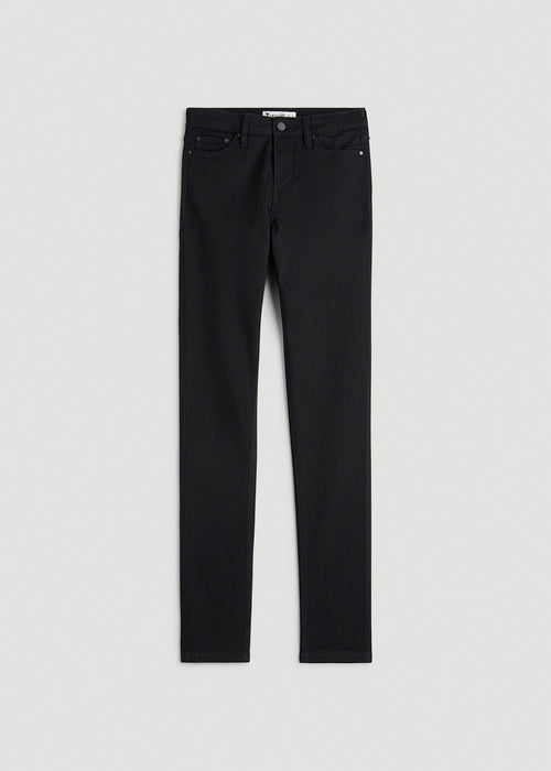 Sarah Mid-Rise Skinny Jeans for Tall Women in Optimum Black