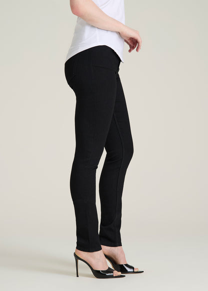 Sarah Mid-Rise Skinny Jeans for Tall Women in Optimum Black