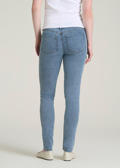 Sarah Mid-Rise Skinny Jeans for Tall Women in Perfect Blue