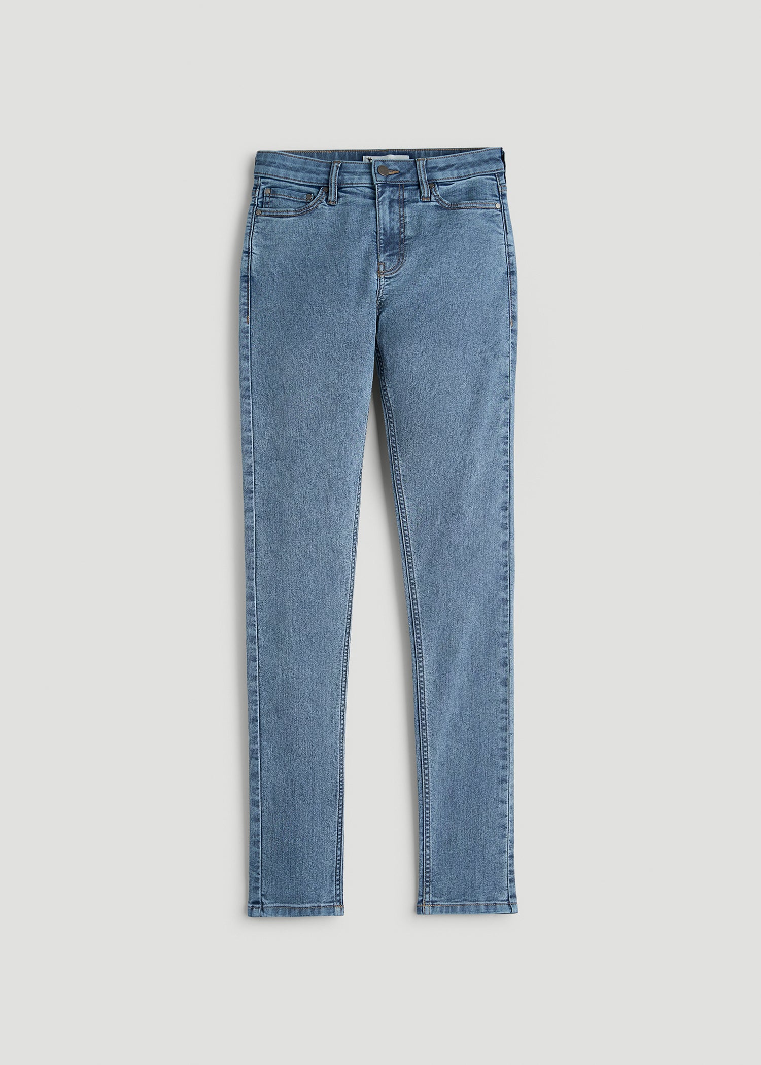 Sarah Mid-Rise Skinny Jeans for Tall Women in Perfect Blue