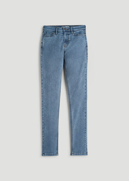 Sarah Mid-Rise Skinny Jeans for Tall Women in Perfect Blue