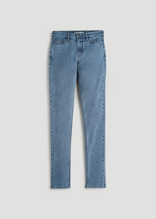 Sarah Mid-Rise Skinny Jeans for Tall Women in Perfect Blue
