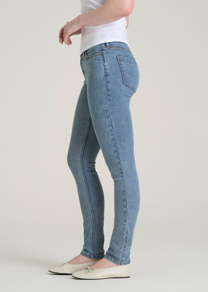 Sarah Mid-Rise Skinny Jeans for Tall Women in Perfect Blue