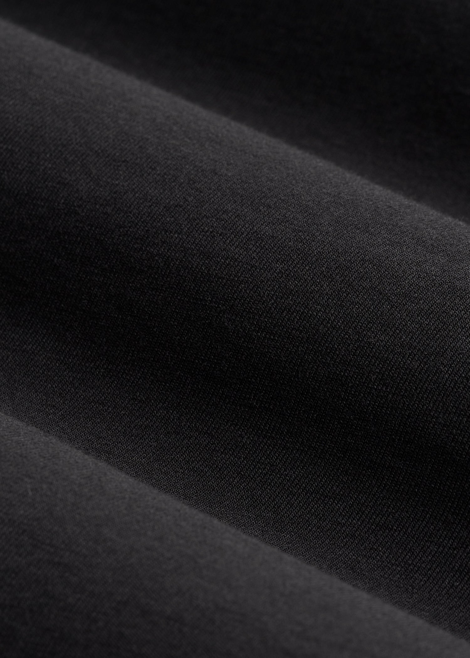 Scoop V-Neck Tee for Tall Women in Black