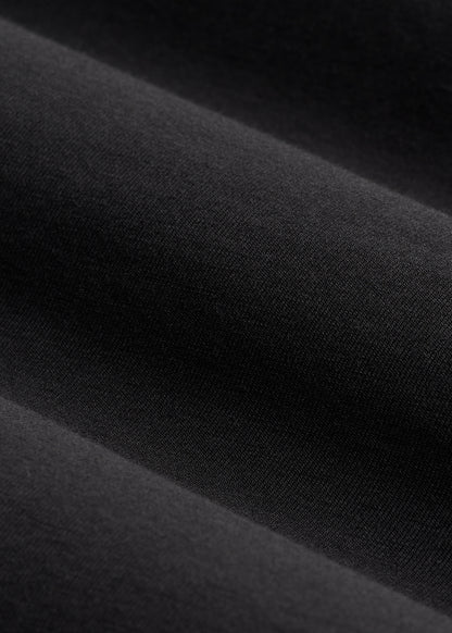 Scoop V-Neck Tee for Tall Women in Black