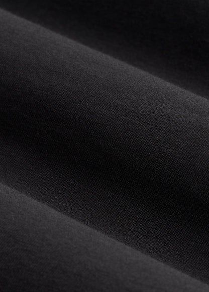 Scoop V-Neck Tee for Tall Women in Black