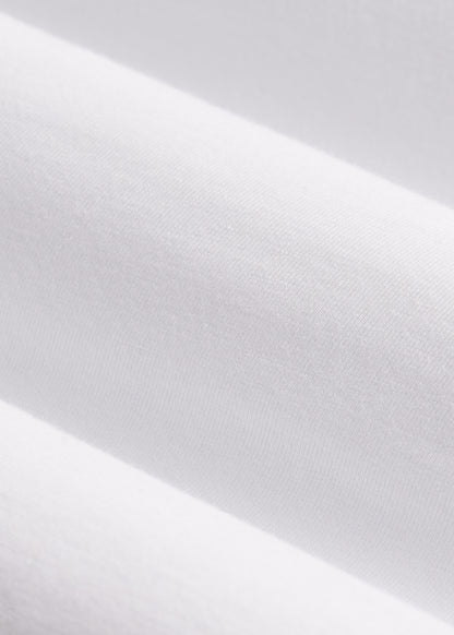 Scoop V-Neck Tee for Tall Women in Ecru