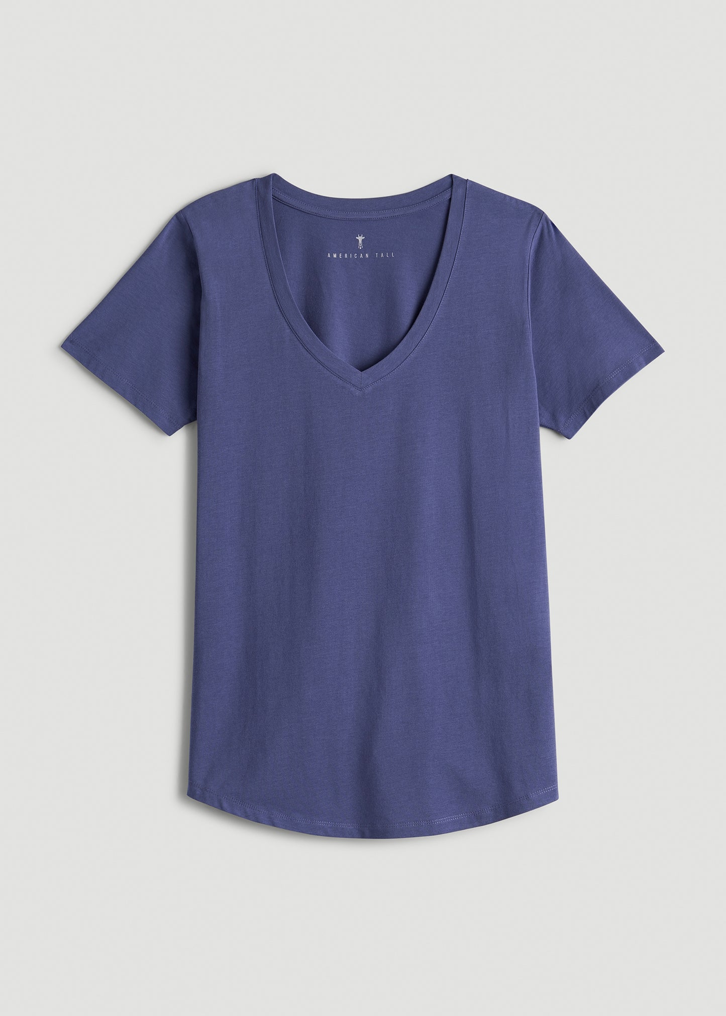 Women's Tall Scoop V-Neck Tee in Future Dusk