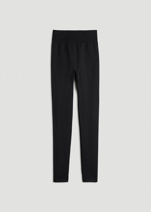 Seamless Leggings for Tall Women in Black