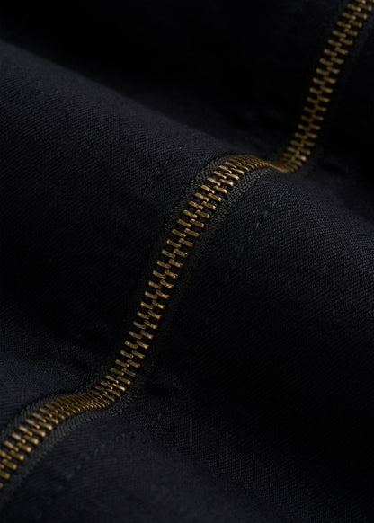 Short Denim Tank Dress for Tall Women in Optimum Black
