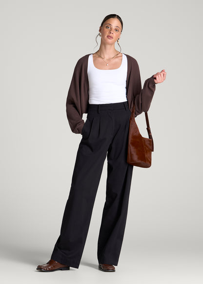 Shrug for Tall Women in Dark Brown