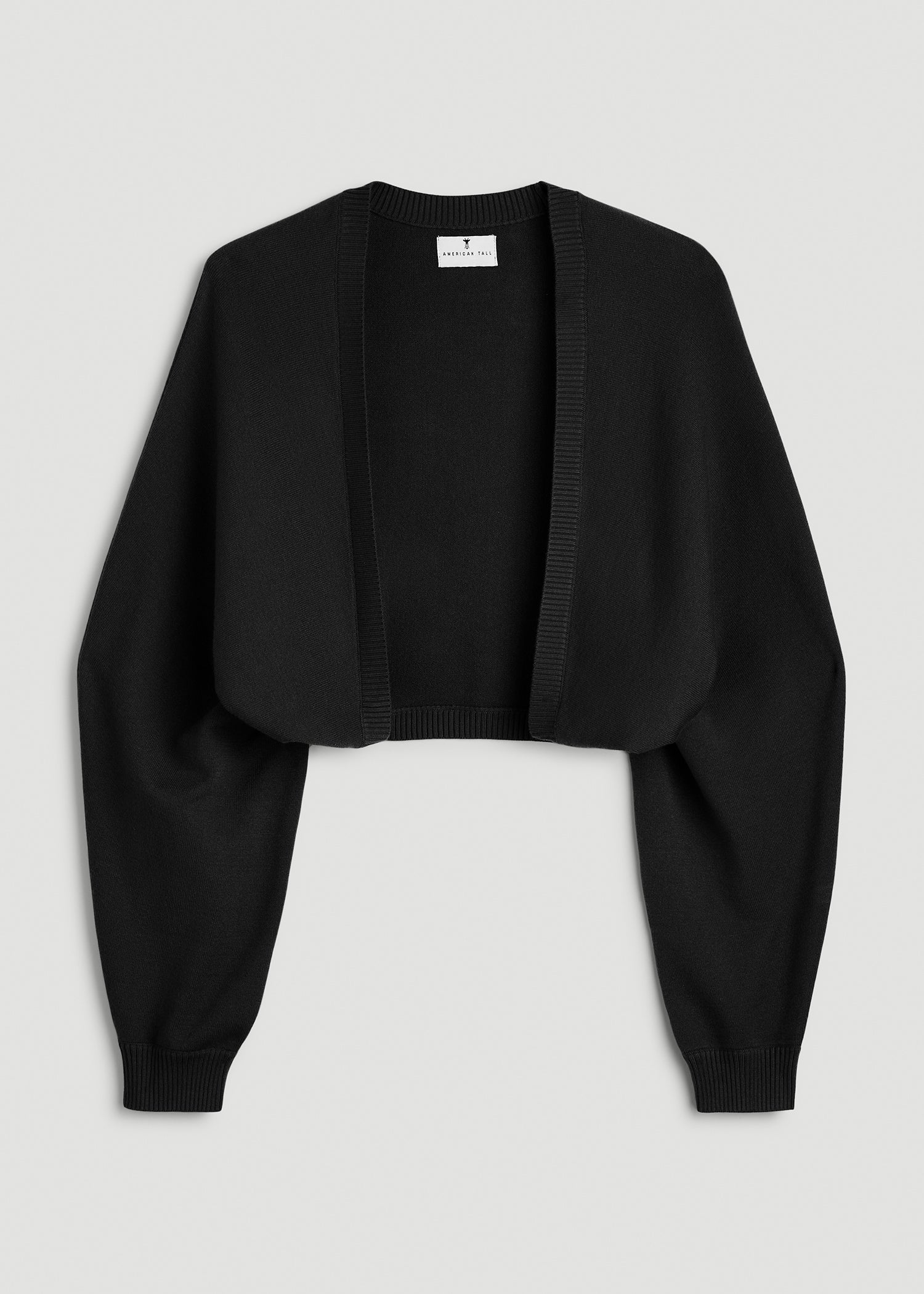 Shrug for Tall Women in Deep Black