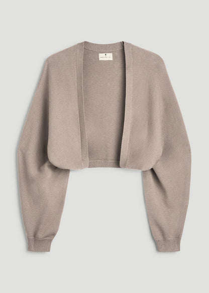 Shrug for Tall Women in Moon Rock