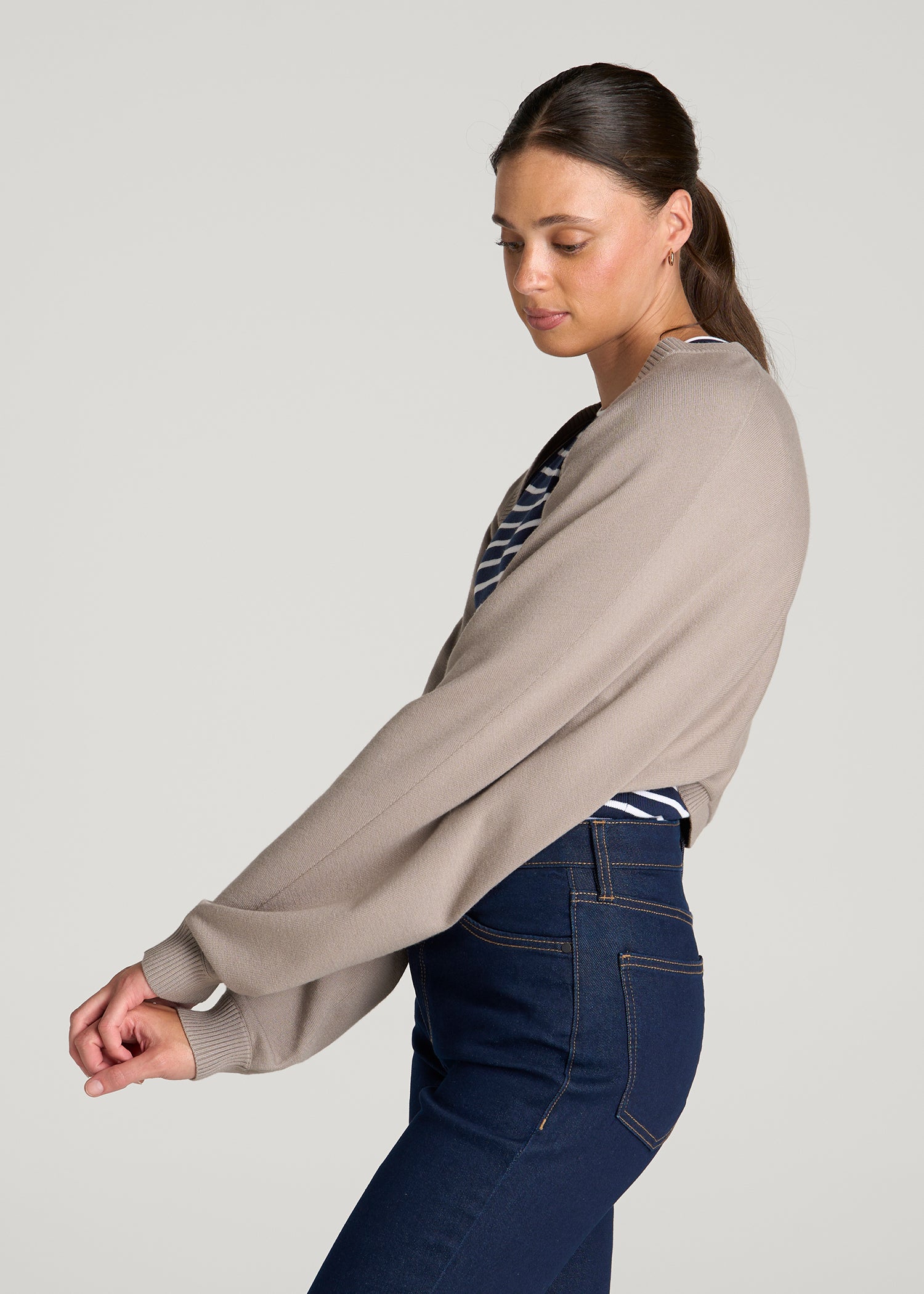 Shrug for Tall Women in Moon Rock