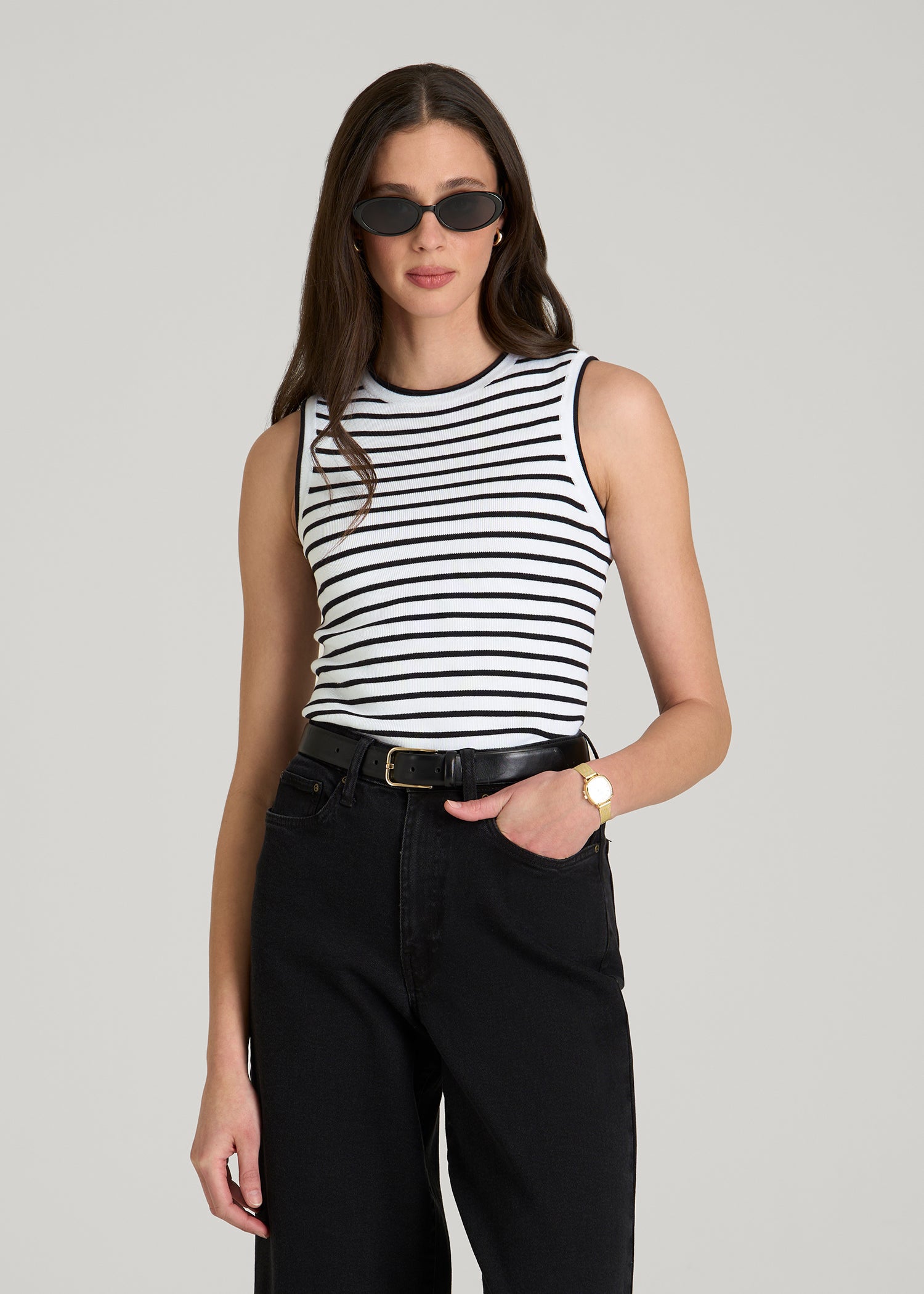 Sleeveless Knit Top for Tall Women | American Tall