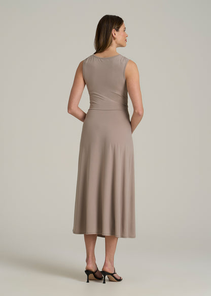 Sleeveless Knot Front Dress for Tall Women in Atmosphere