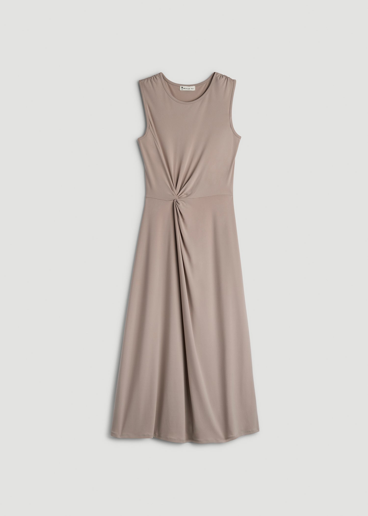 Sleeveless Knot Front Dress for Tall Women in Atmosphere XL / Tall / Atmosphere Sleeveless Knot Front Dress for Tall Women in Atmosphere XL / Tall / Atmosphere