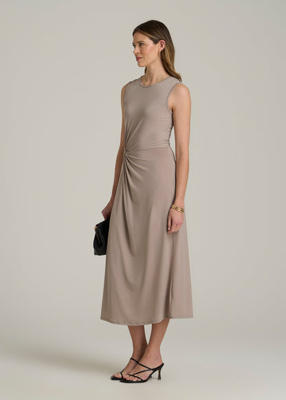 Sleeveless Knot Front Dress for Tall Women in Atmosphere
