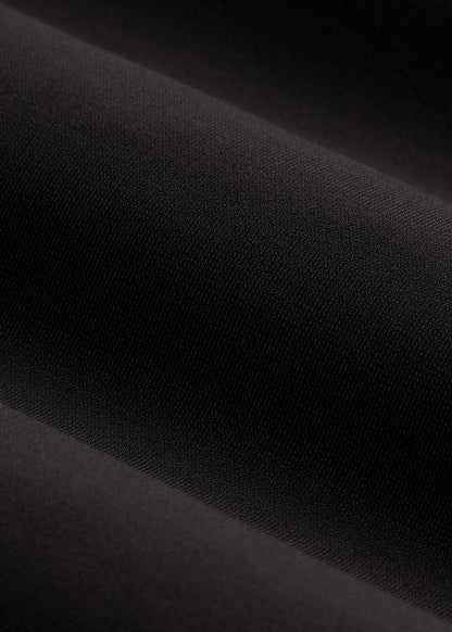 Sleeveless Knot Front Dress for Tall Women in Black