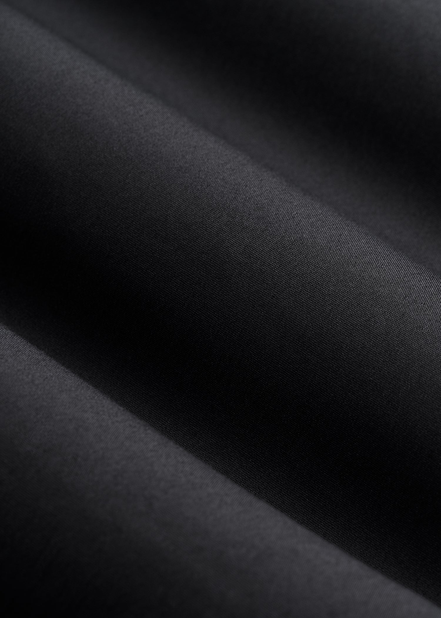 Slim Fit Button-Up Shirt for Tall Women in Black