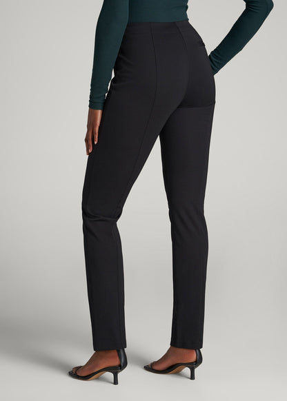SLIM-Fit Dress Pants for Tall Women in Black