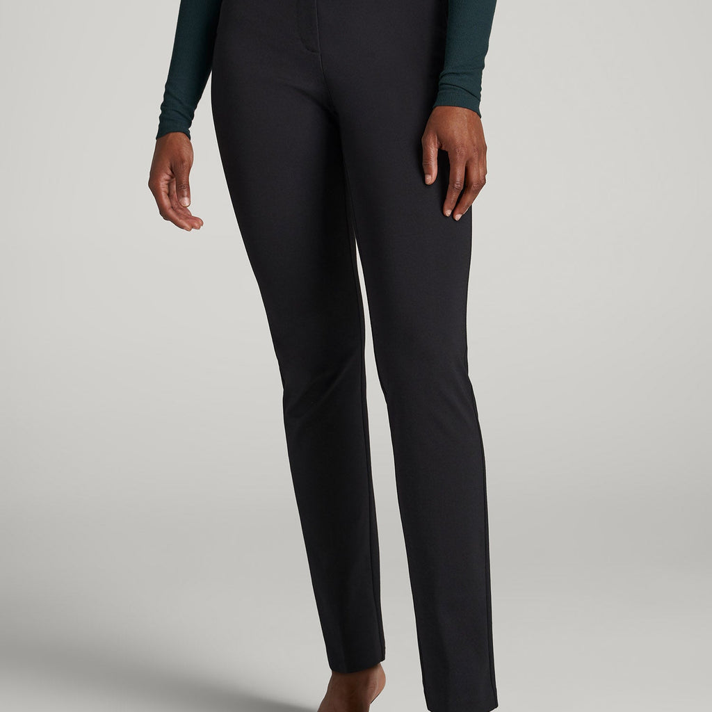 dress pants skinny women Stella Luce Trouser Womens M (Actual 26x27) Gray Belted Zip #06747053 SLIM-Fit Dress Pants for Tall