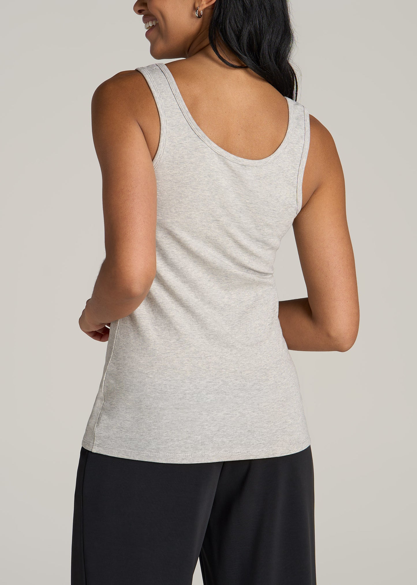 Slim Fit Jersey Tank Top for Tall Women