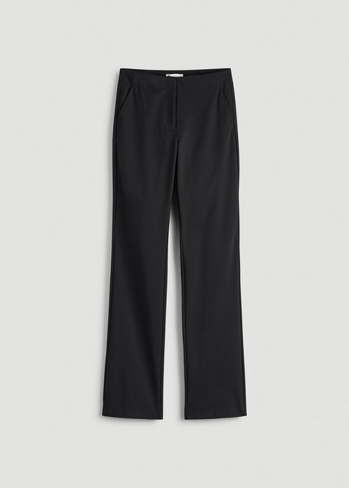 Freedom Flex Slim Straight Leg Dress Pants for Tall Women in Black