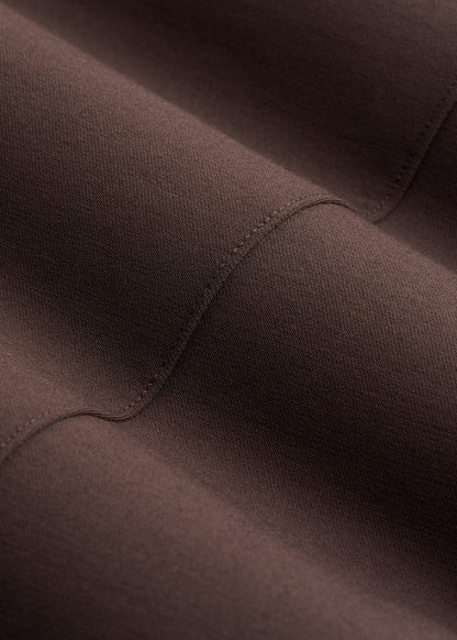 Slim Straight Leg Dress Pants for Tall Women in Espresso