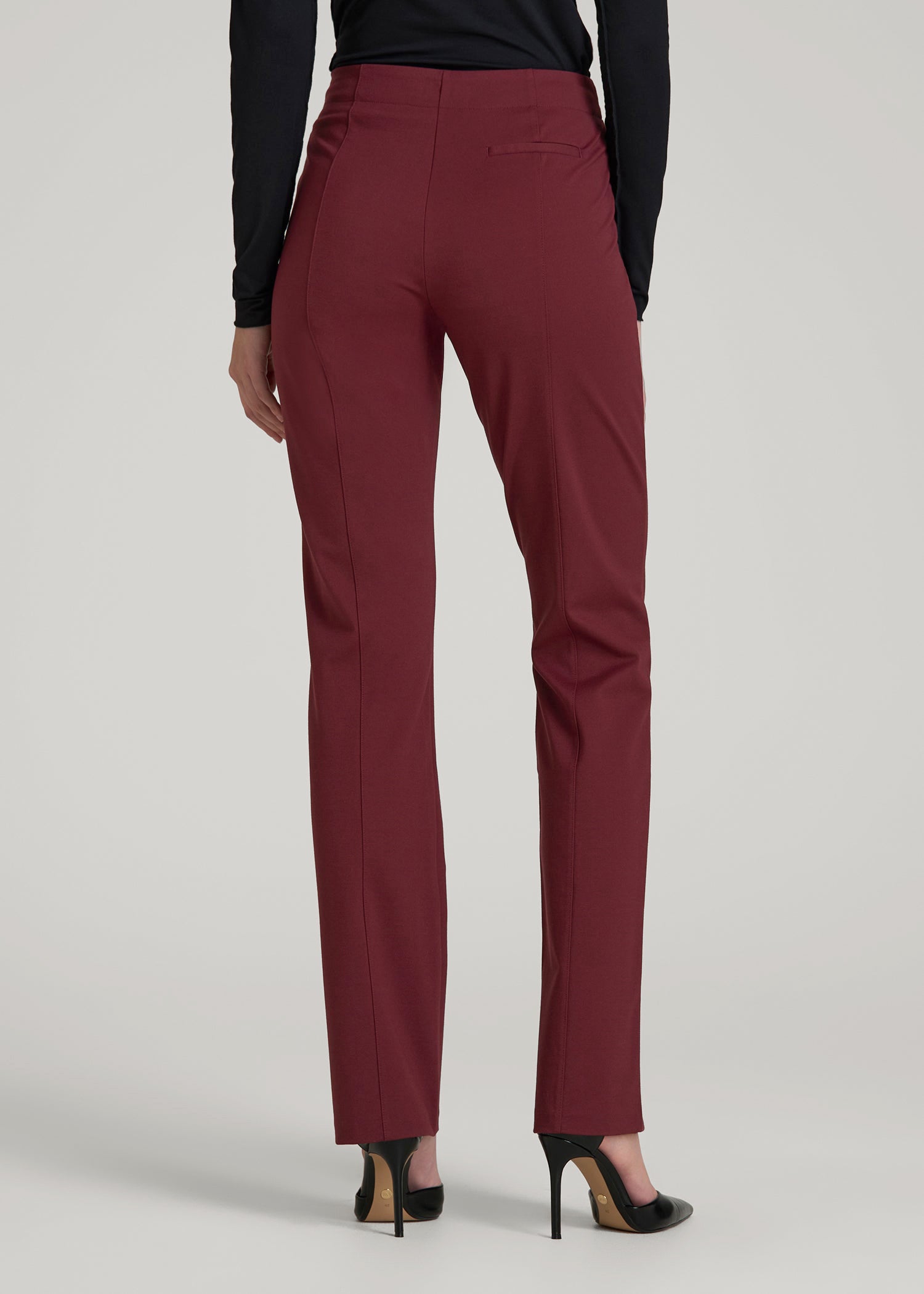 lady dress pants Pantaln de Vestir Tiro Alto Tall Victoria - Negro
