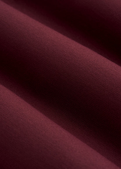 Slim Straight Leg Dress Pants for Tall Women in Tawny Port