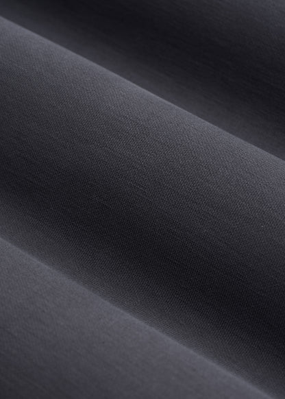 Soft Motion Cropped Zip Up Hoodie for Tall Women in Charcoal Rinse