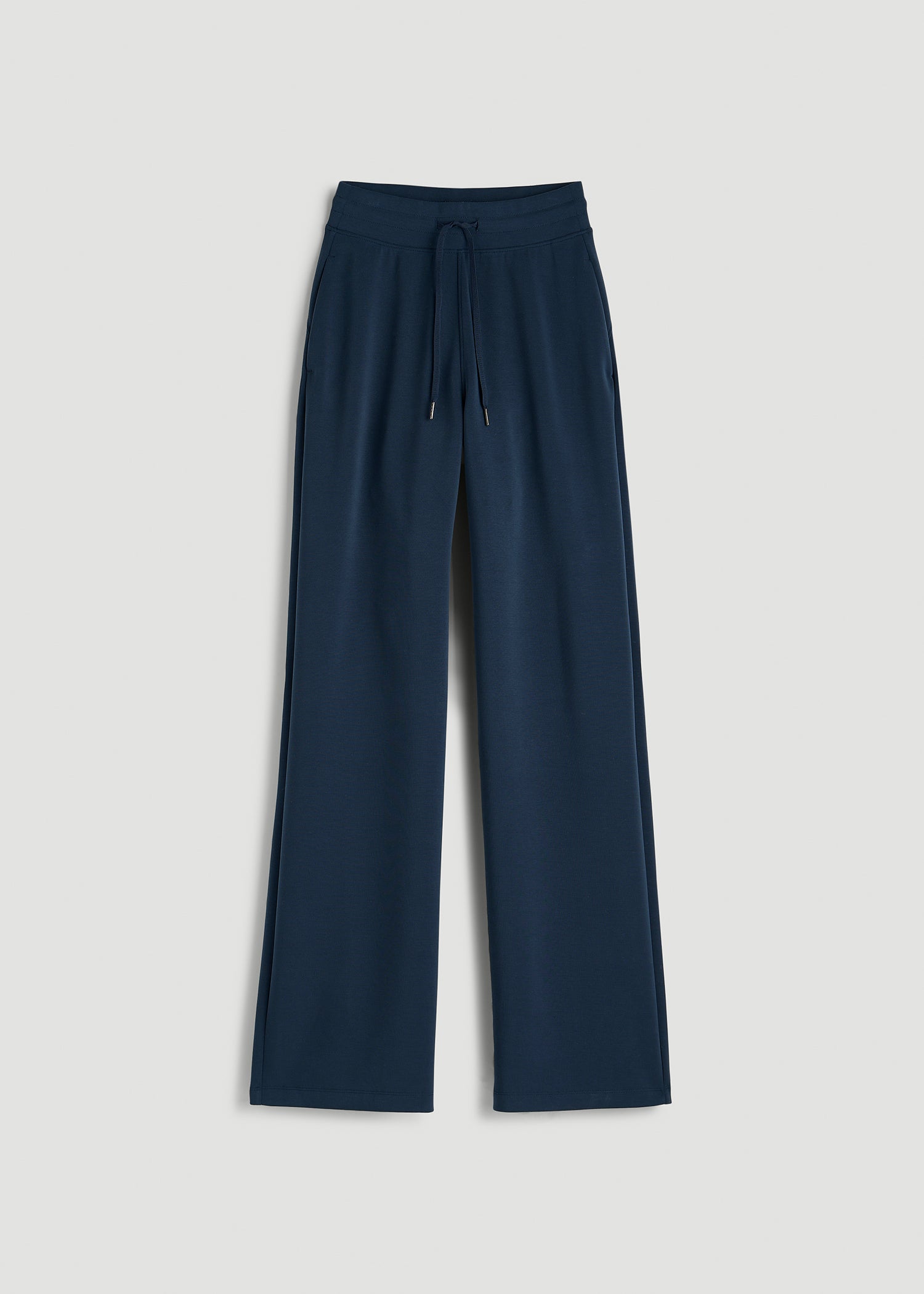 Soft Motion Pull-On Tie Waist Pants for Tall Women in Navy
