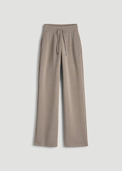 Soft Motion Pull-On Tie Waist Pants for Tall Women in Portobello