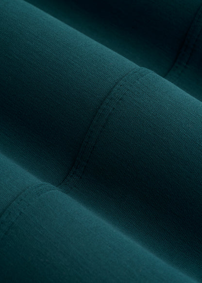 Soft Motion Wide Leg Ultra High Rise Pant for Tall Women in Deep Teal