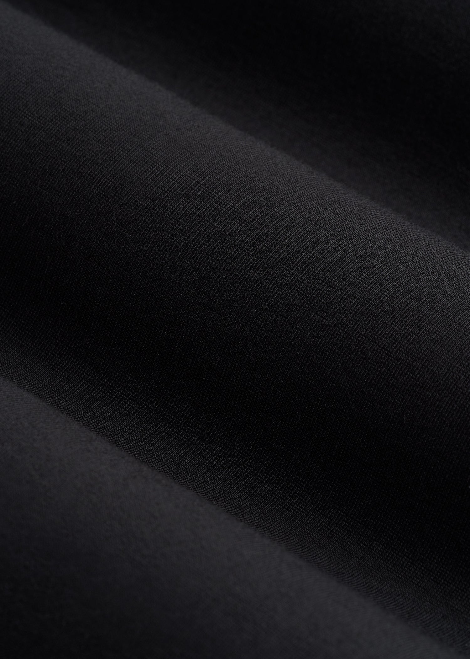 Soft Flex Ponte Cropped Hoodie for Tall Women in Black