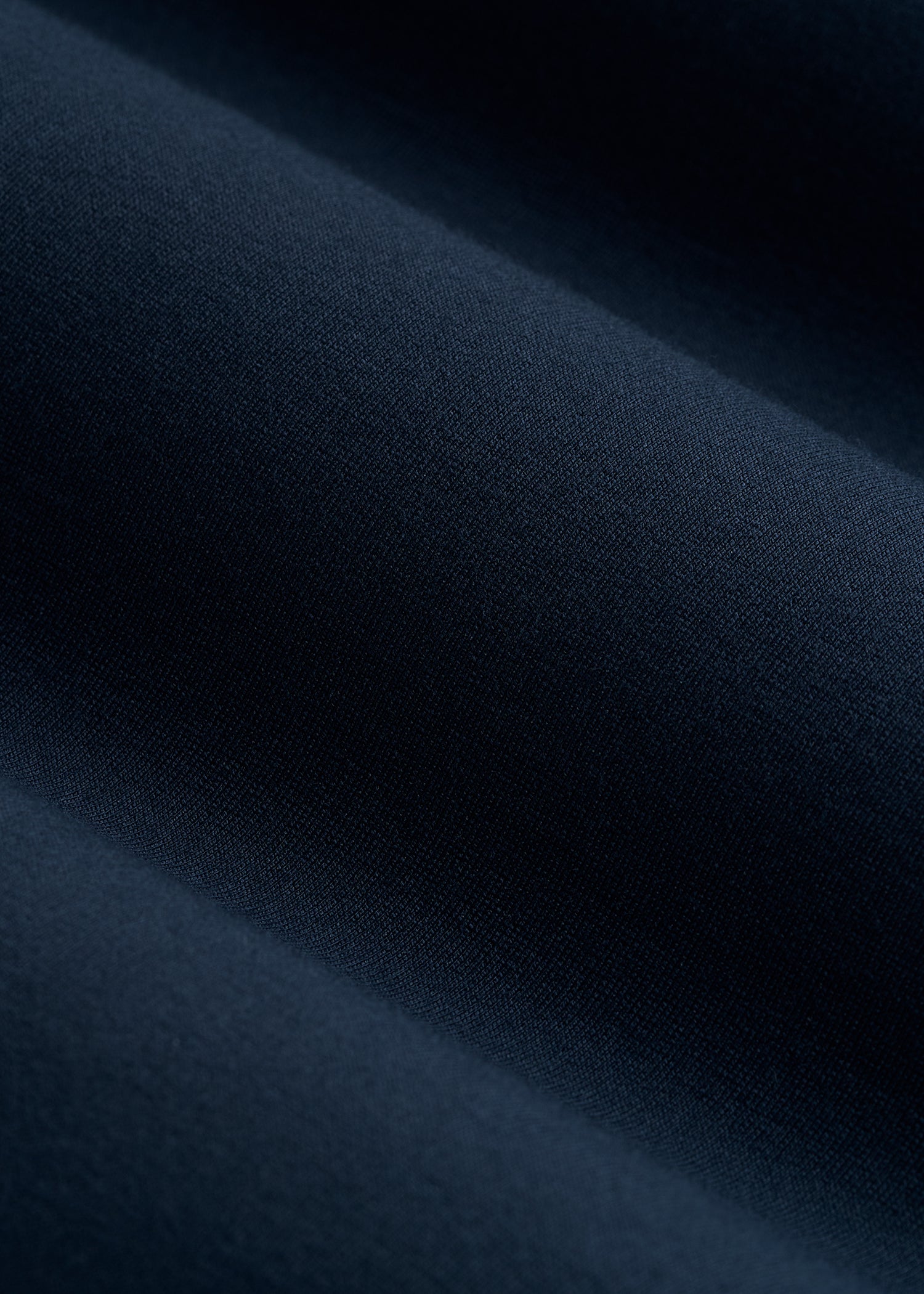 Soft Flex Ponte Cropped Hoodie for Tall Women in Navy