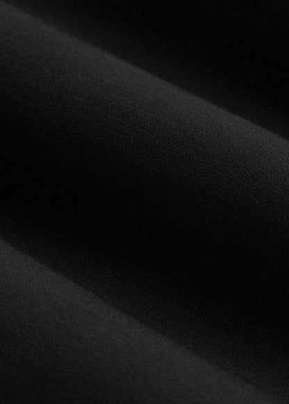 Soft Flex Ponte Fitted Bustier Dress for Tall Women in Black