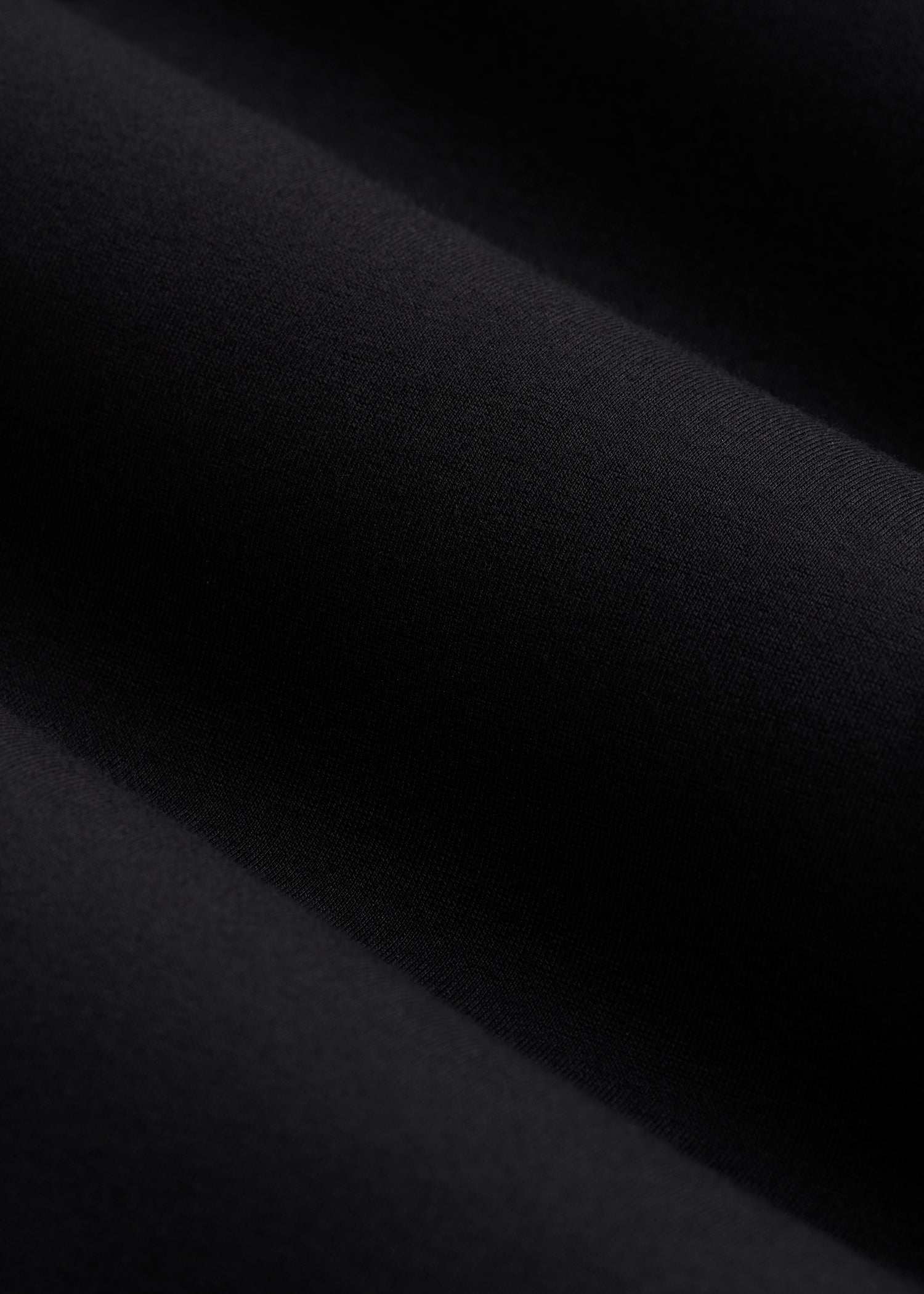 Soft Flex Ponte Mini Babydoll Dress for Tall Women in Black