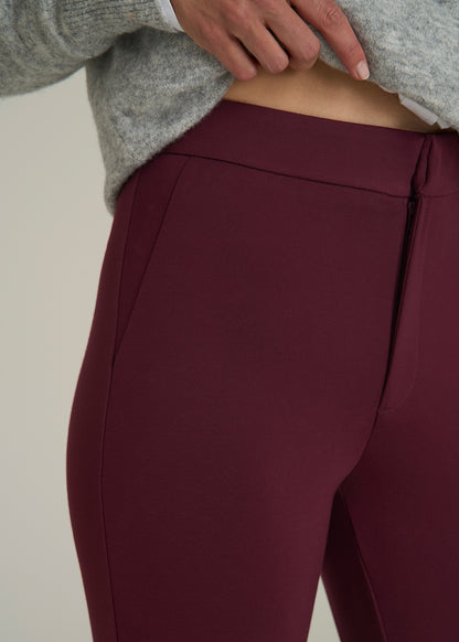 Soft Flex Ponte Skinny High Rise Pant for Tall Women in Port Royale