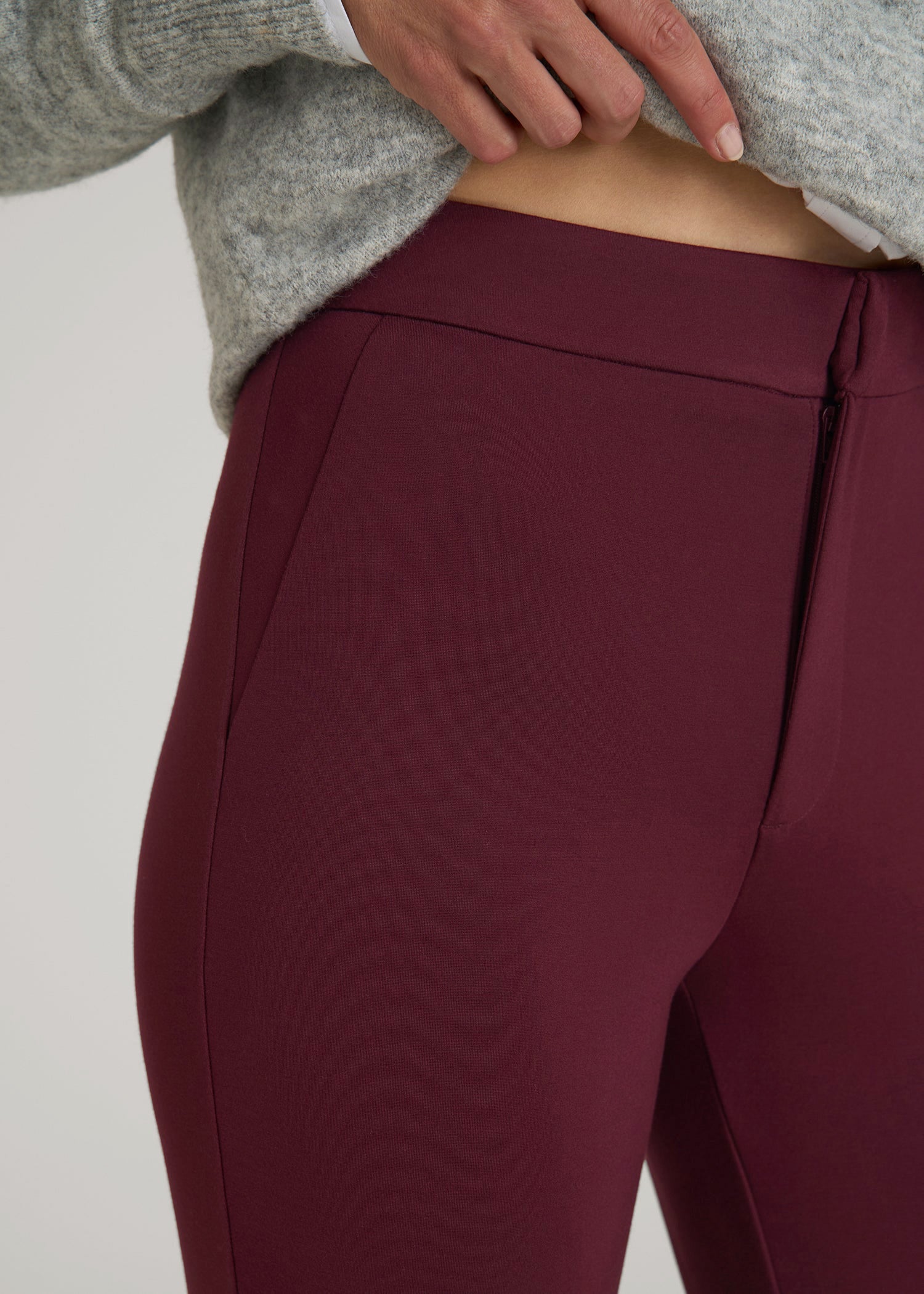 Flex Ponte Skinny High Rise Pant for Tall Women in Port Royale