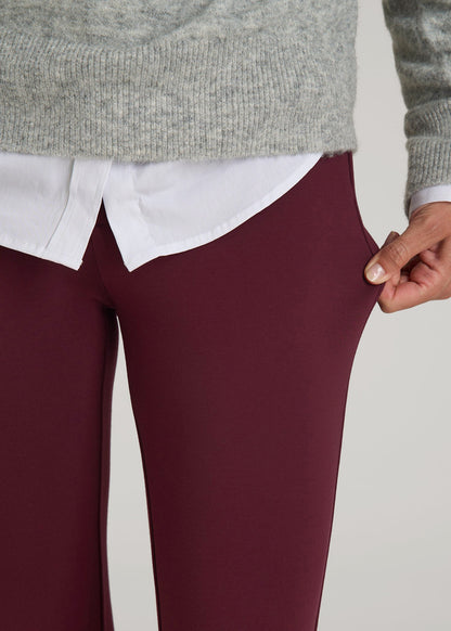 Flex Ponte Skinny High Rise Pant for Tall Women in Port Royale
