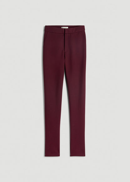 Flex Ponte Skinny High Rise Pant for Tall Women in Port Royale