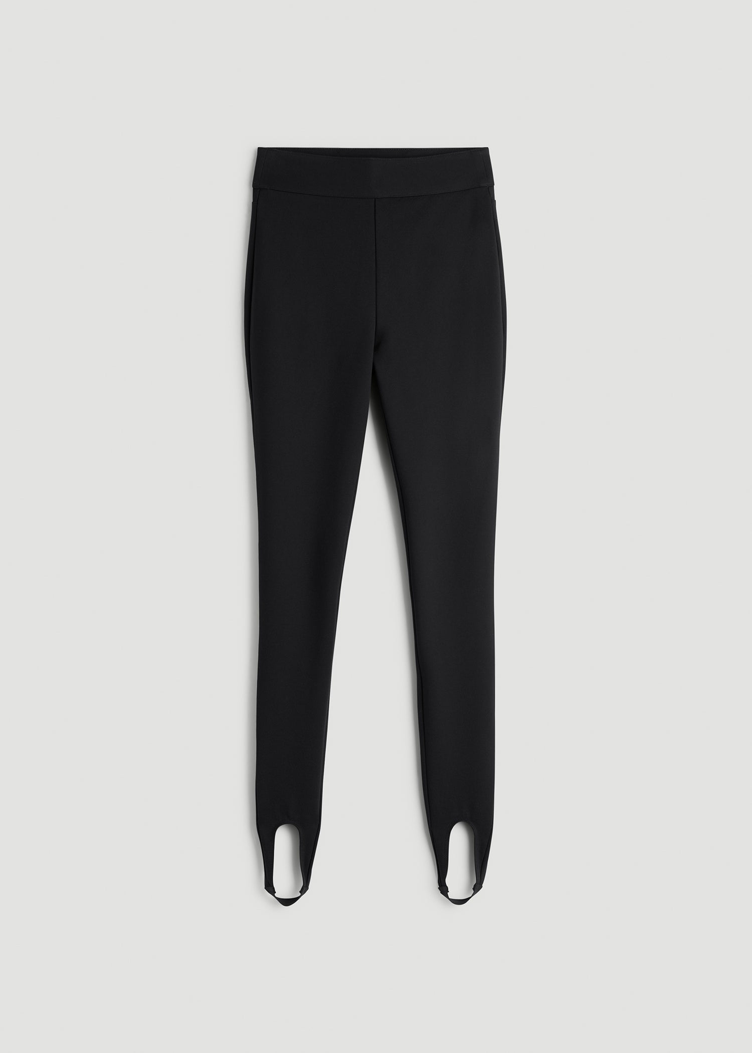 Soft Flex Ponte Stirrup Pants  for Tall Women in Black