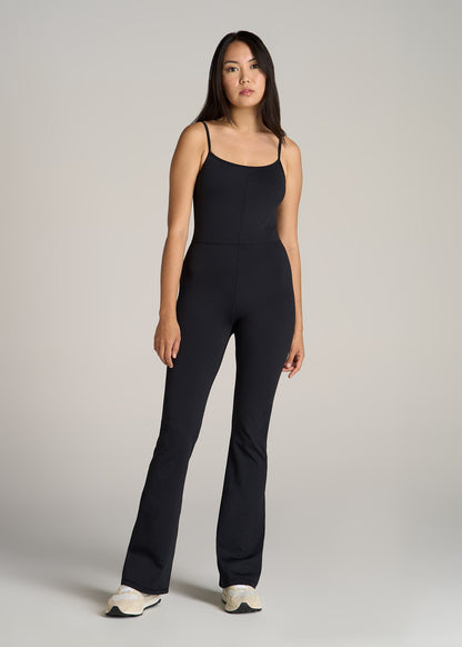 Spaghetti Strap Flare Tall Jumpsuit for Women's American Tall