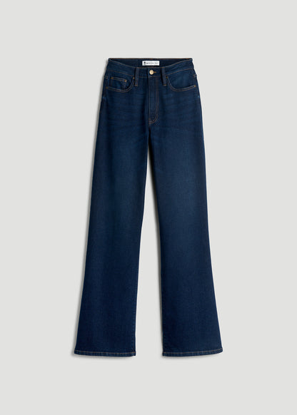 Stevie Wide Leg Jeans for Tall Women in Indigo Dusk