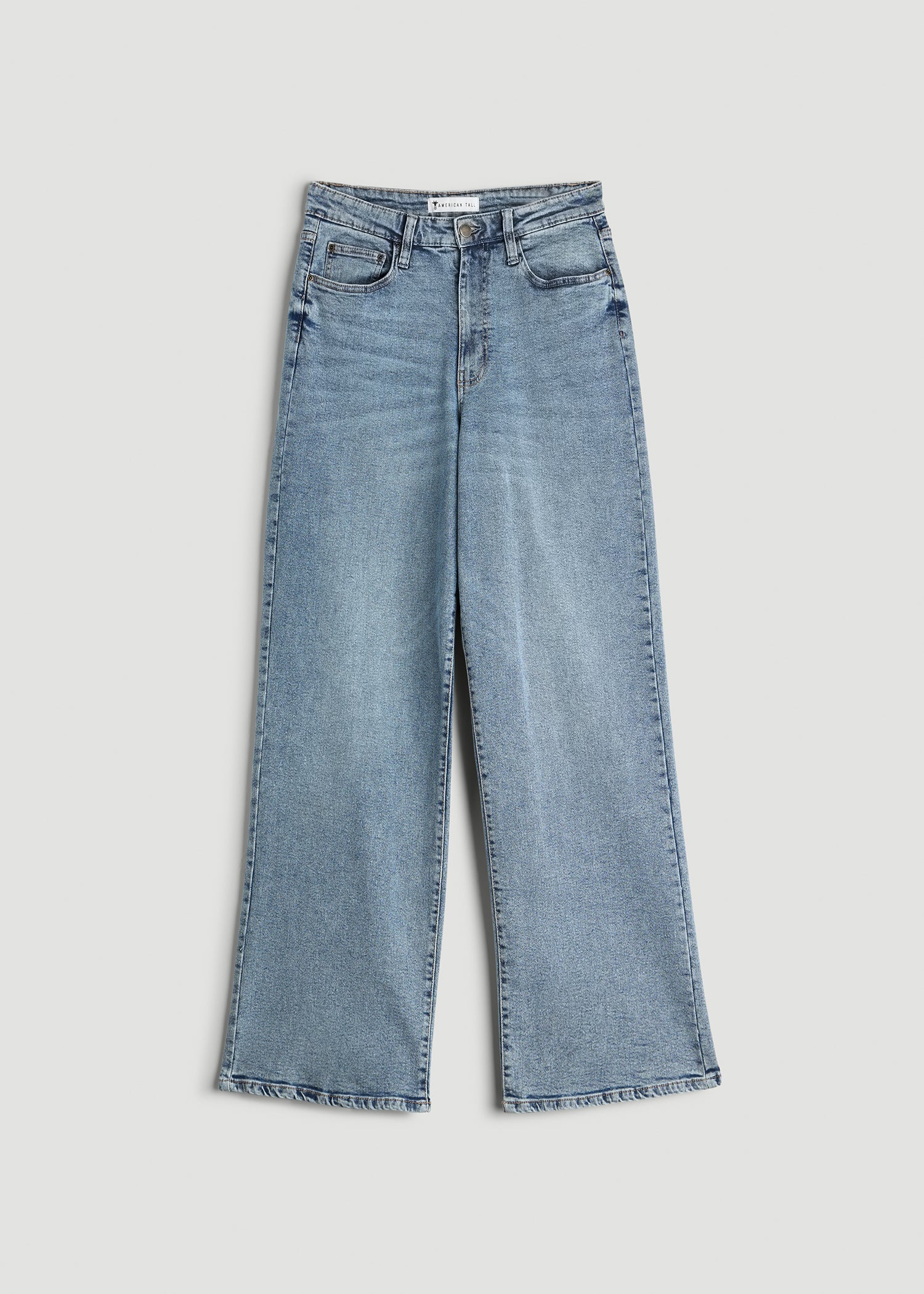 Stevie Wide Leg Jeans for Tall Women in Perfect Blue