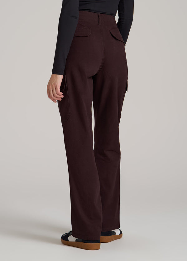 Straight Leg Cargo Chino Pants for Tall Women | American Tall